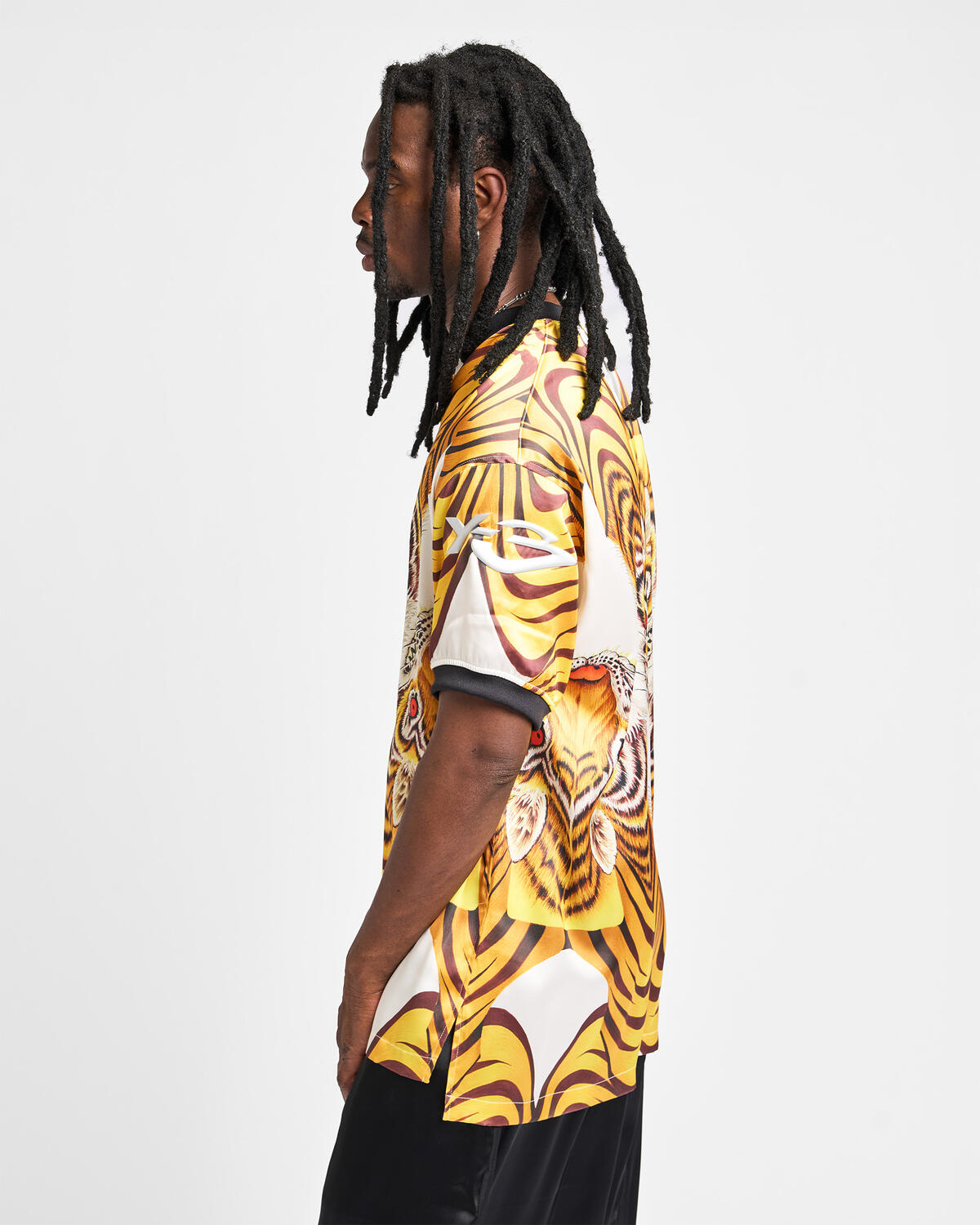 Y-3 SATIN GRAPHIC JERSEY 'Tiger' | KX3809 | AFEW STORE